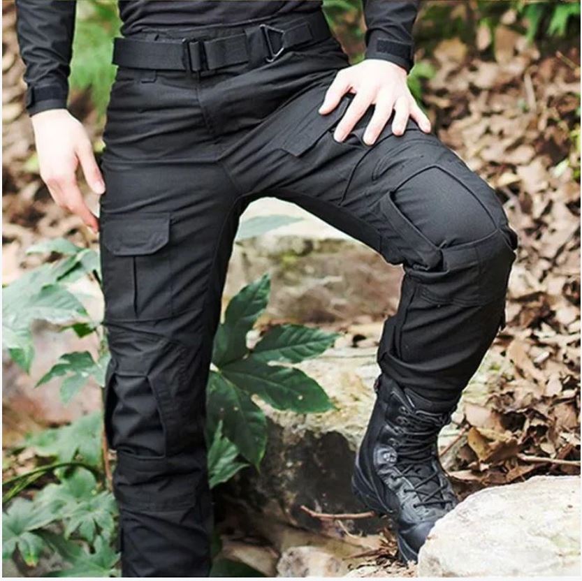 airsoft crne pantalone