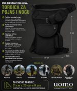 Sportska torbica za pojas i nogu