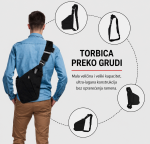 Torba ARMPIT – Multifunkcionalna torba preko grudi - Slika 5