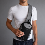 BAIBU Muška torbica preko grudi sa USB portom – Nepromočiva Crossbody