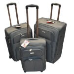 Set kofera 3/1 za putovanje sa cetiri  tocka ORMI sivi