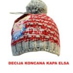 Zimska koncana kapa za devojcice FROZEN