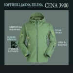 JAKNA SOFTSHELL u zelenoj boji