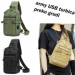 Military USB torbica preko grudi