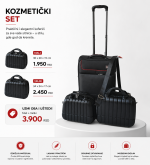 Kabinski kofer 55x40x23 cm UOMOTRAVEL – Plastični kofer za ručni prtljag - Slika 9
