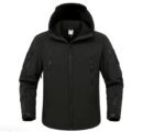 Softshell jakna crna- termo, vodootporna (M do 5XL) - Slika 7