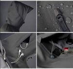 Softshell jakna crna- termo, vodootporna (M do 5XL) - Slika 2