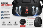 Multifunkcionalni ranac 9615 za laptop – USB priključak, Air Flow sistem - Slika 7
