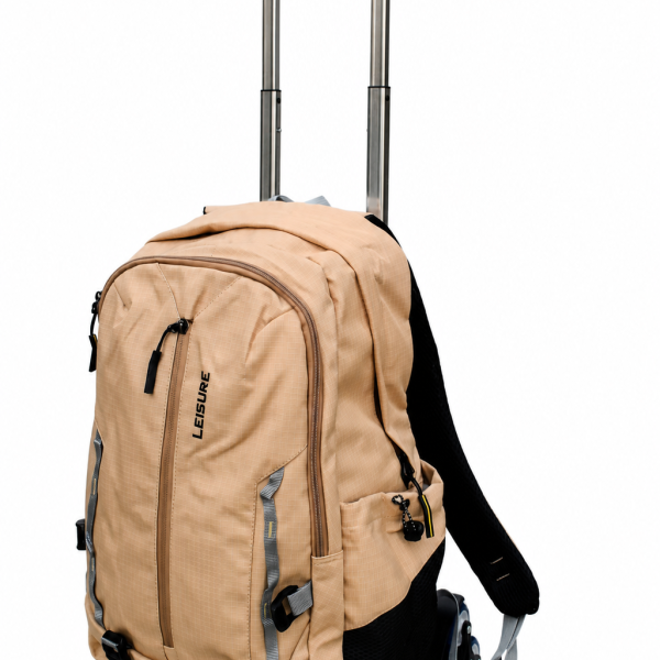 LEISURE ranac sa odvojivom konstrukcijom i točkićima – 50 × 33 × 25 cm krem